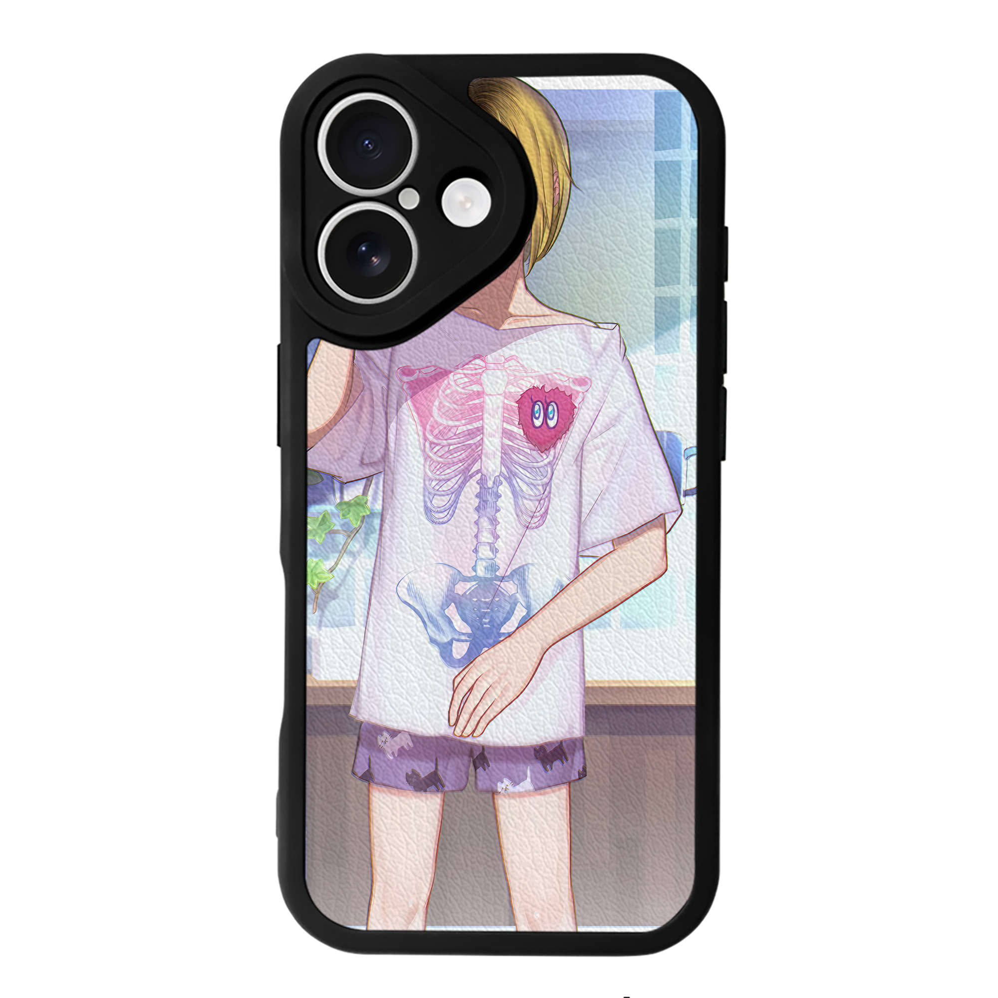 （画像用） ハイキュー!! Haikyu!! 【iPhone 16シリーズ対応】シリコンスマホケース（レザー調） 材質：シリコン